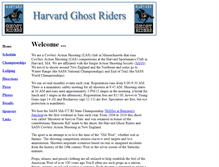 Tablet Screenshot of harvardghostriders.com